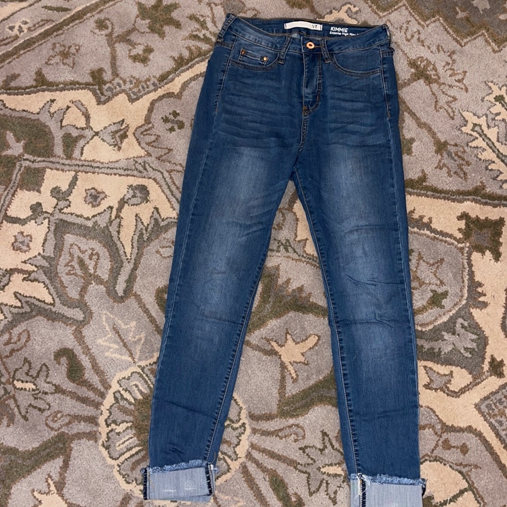 High Rise Skinny Ankle Jeans